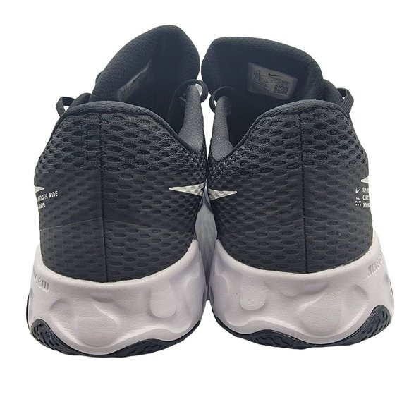 Nike Renew Ride 2 Mens Size 14 Running Shoes Black White CU3507-004 - Picture 6 of 12